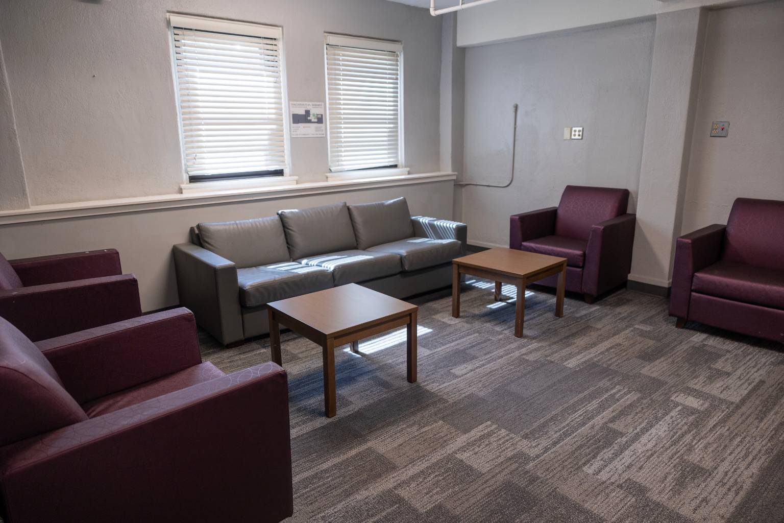 a couches and tables in a room
