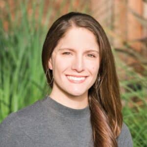 a person smiling at camera
