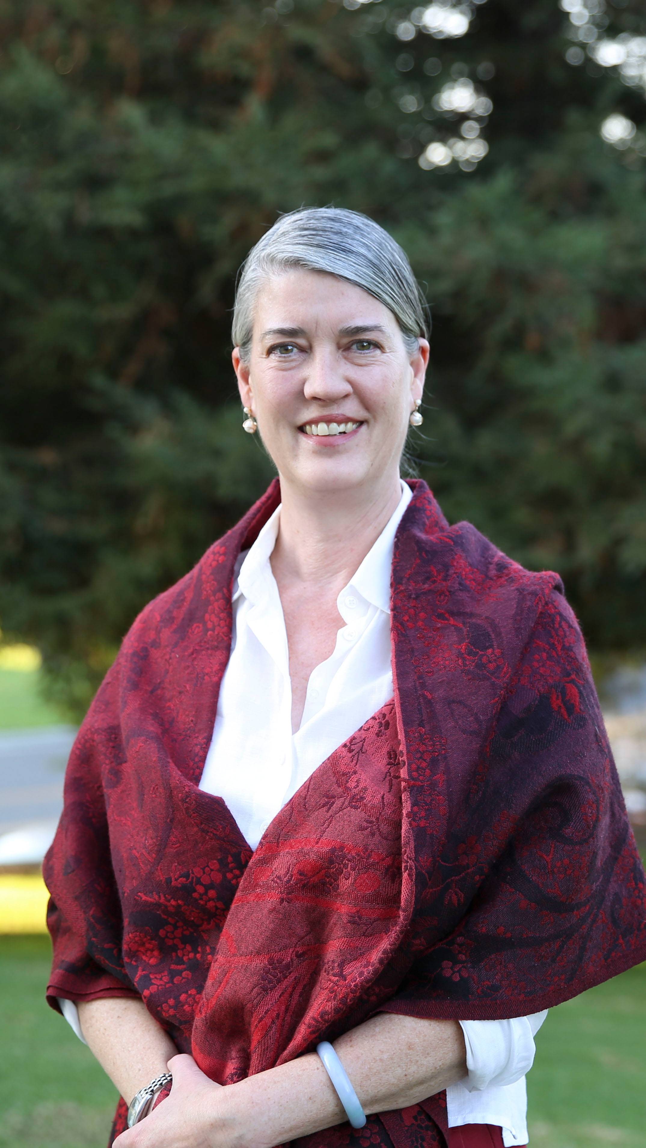 a person smiling for the camera
