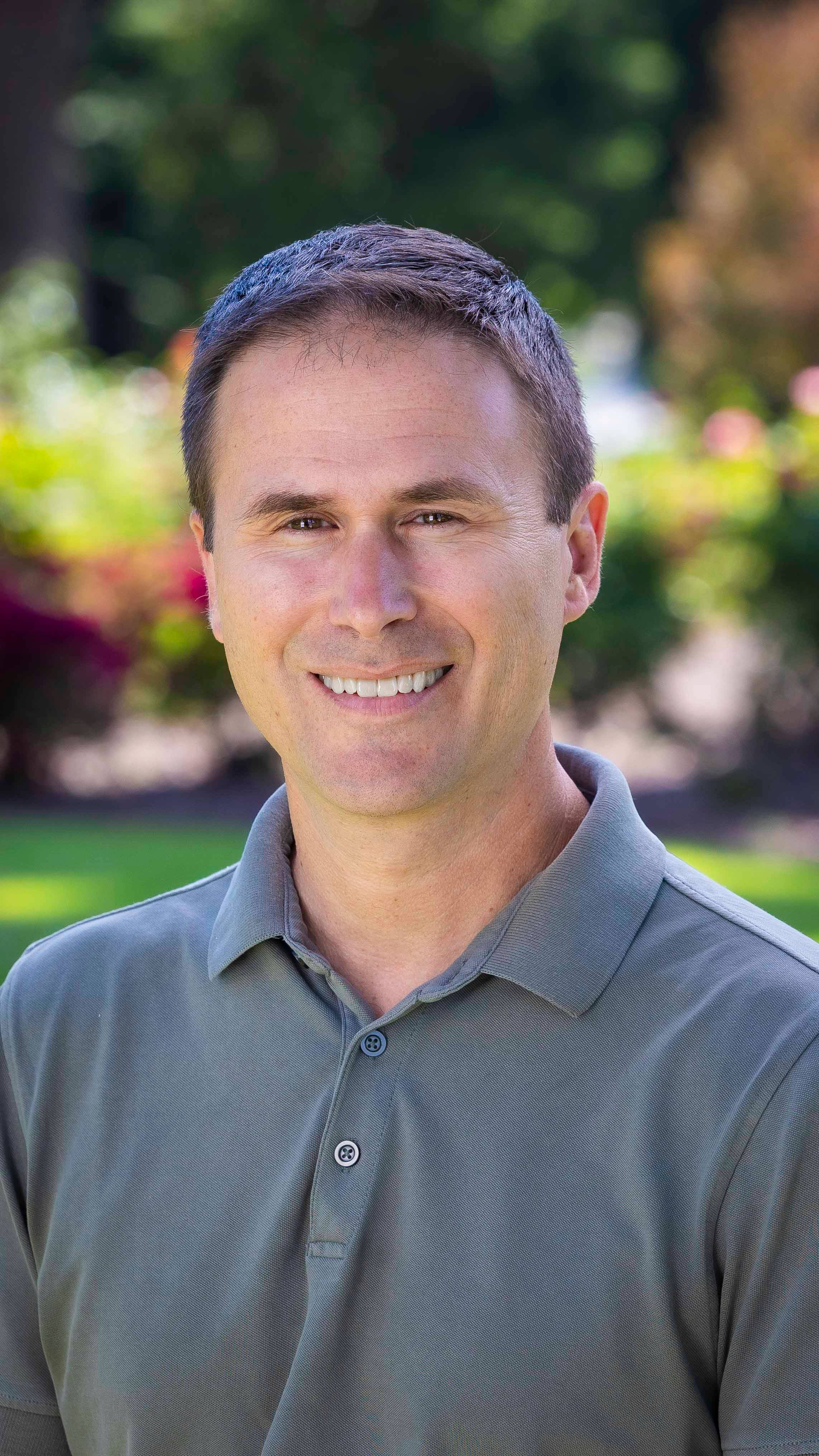 a person smiling for a picture
