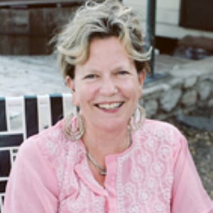 a person smiling at camera