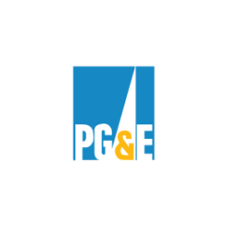 a blue and black logo