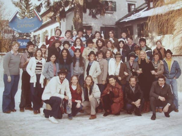 a group of people posing for a photo