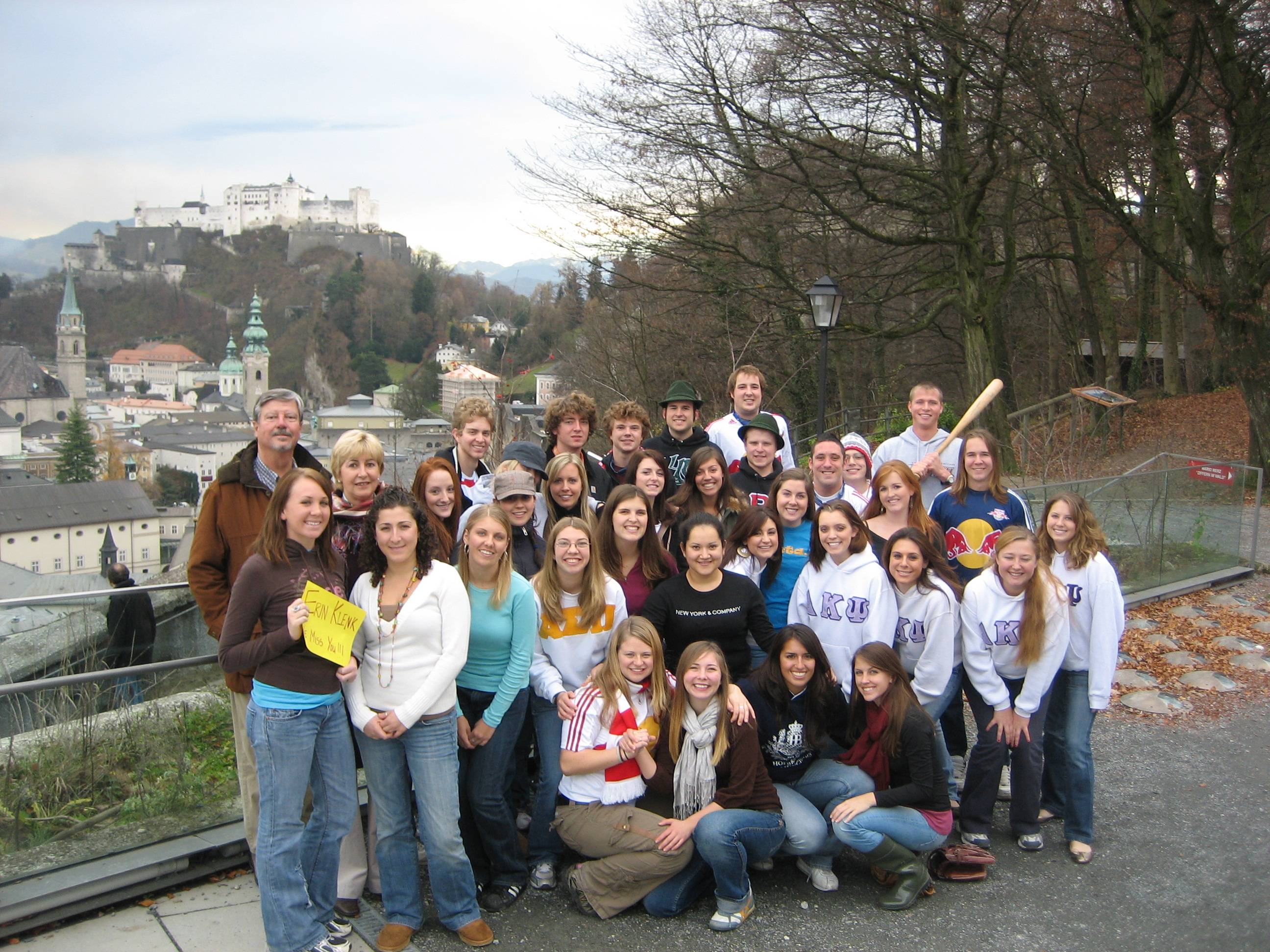 a group of people posing for a photo