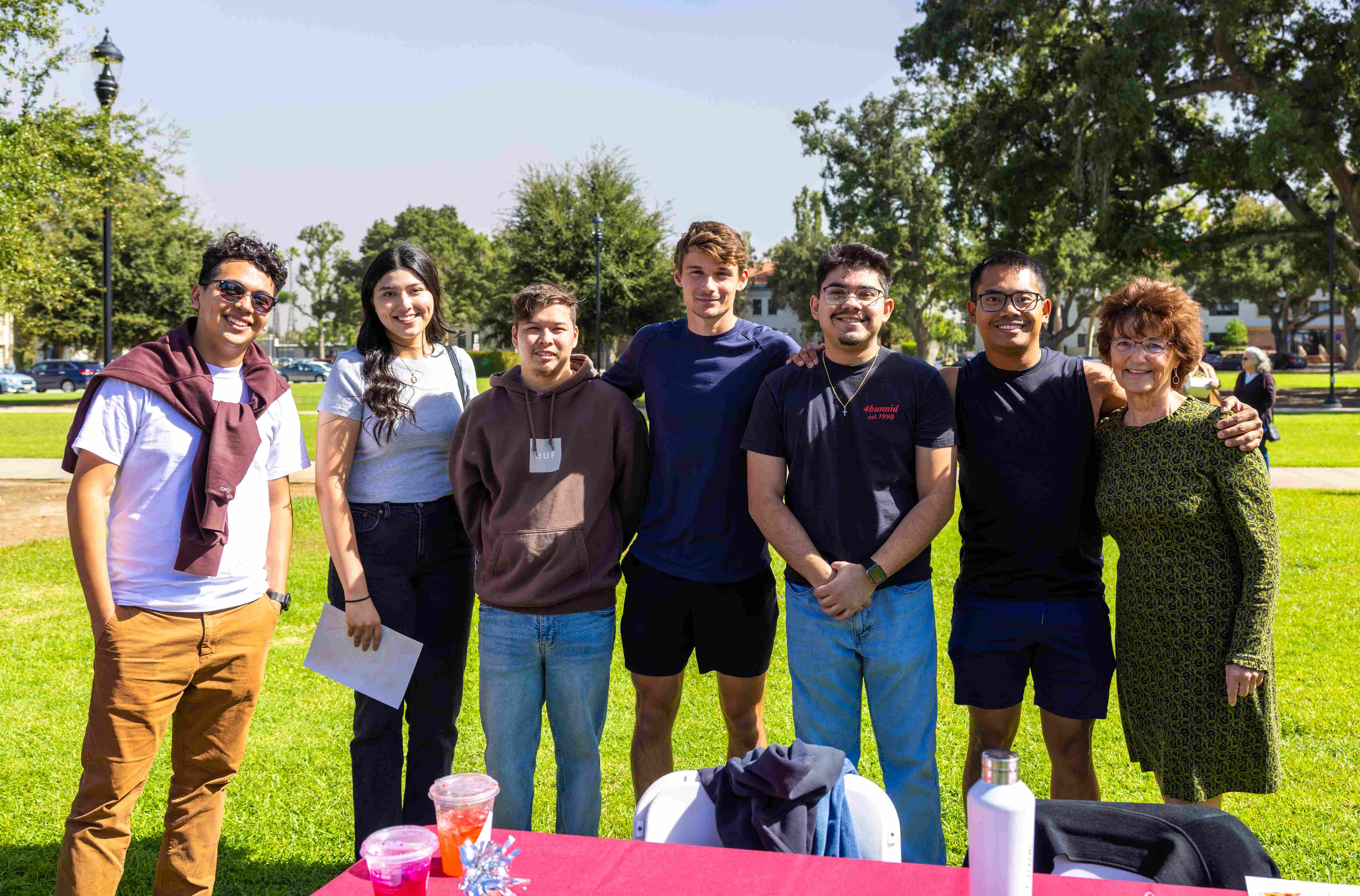 Accounting program students at majors and minors fair
