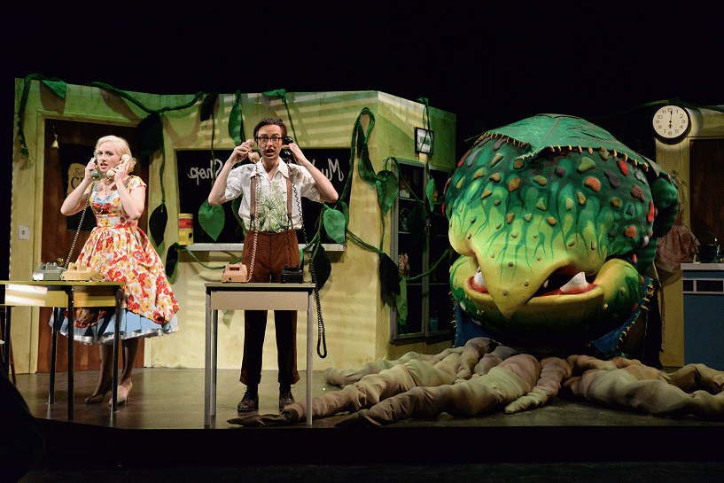 a person and person on stage