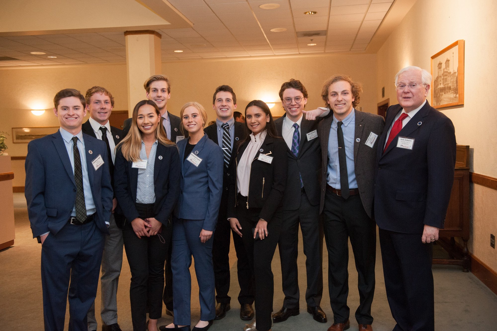 a group of people posing for a photo