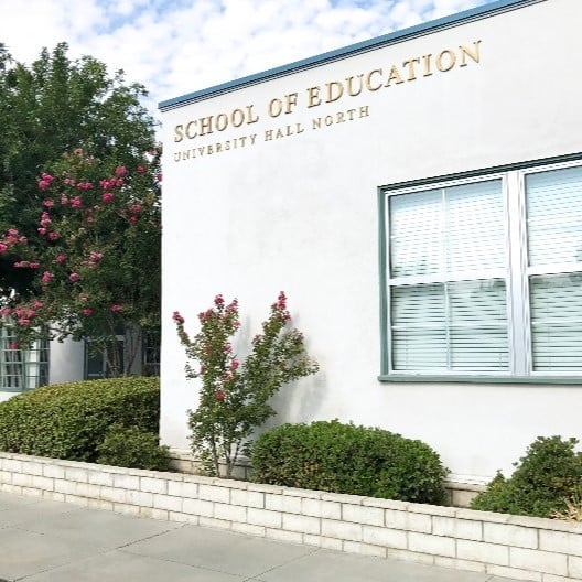 a building with a sign on the side