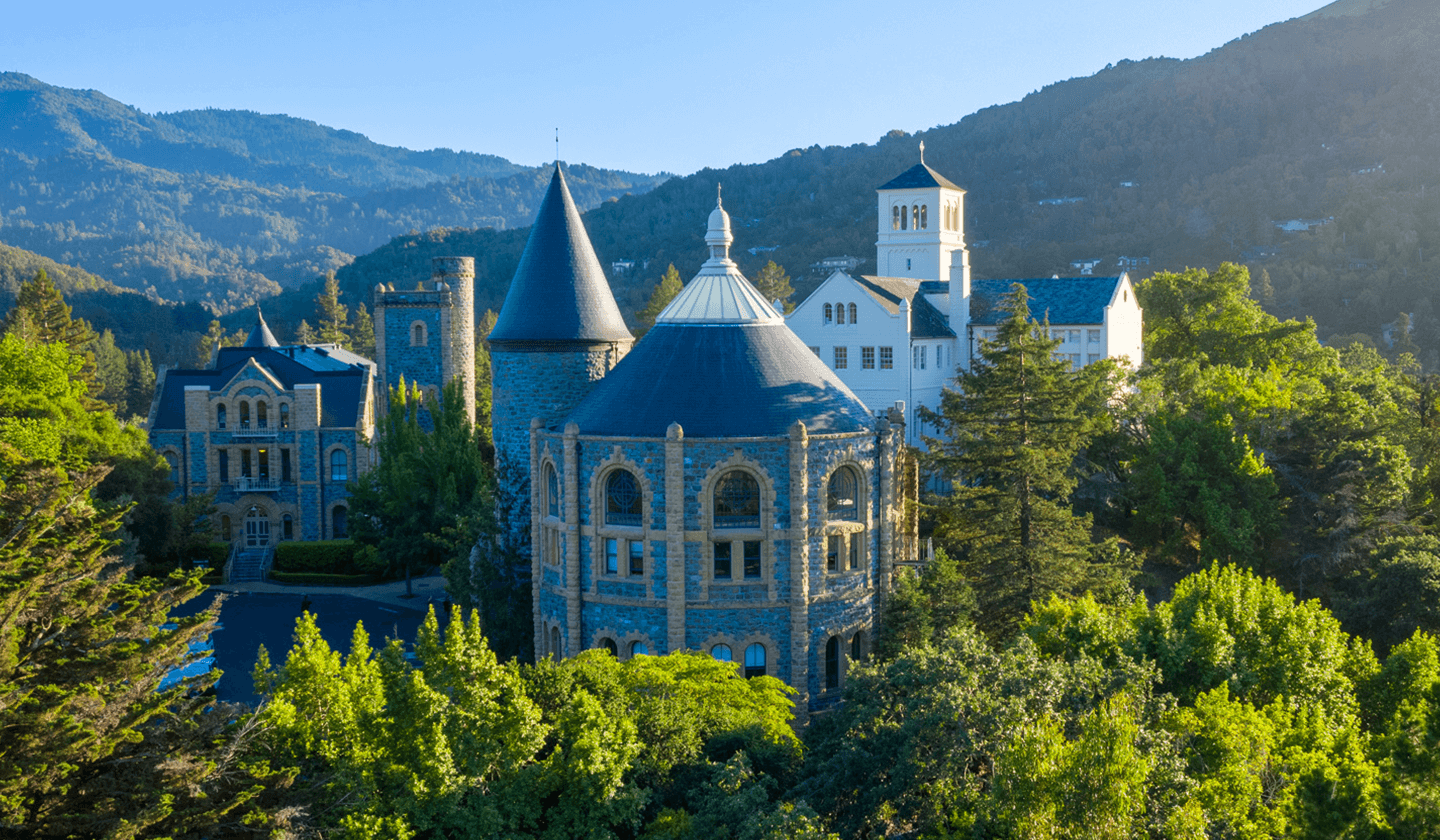 aerial shot of SFTS Marin Campus