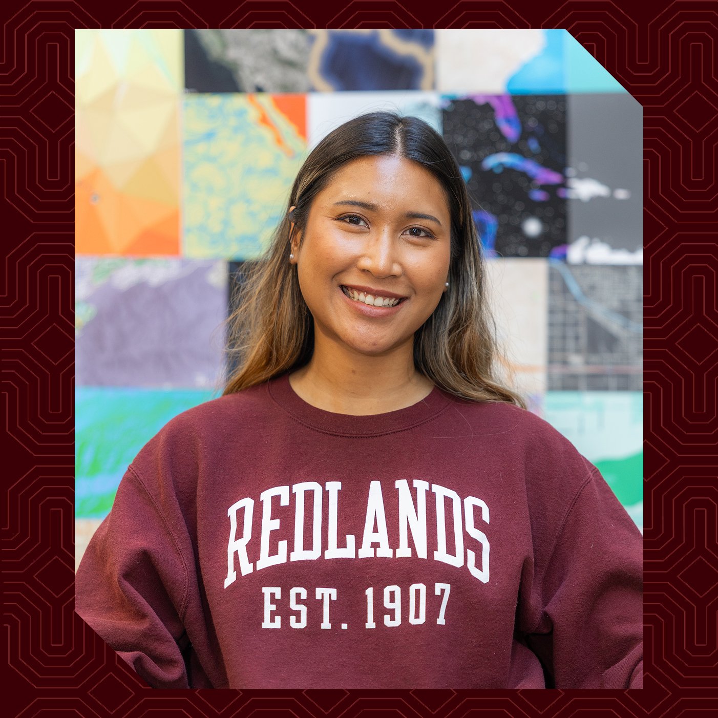a woman smiling at camera