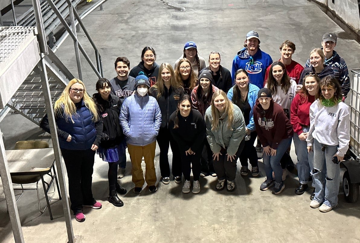 a group of people posing for a photo