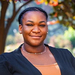 a woman smiling at camera