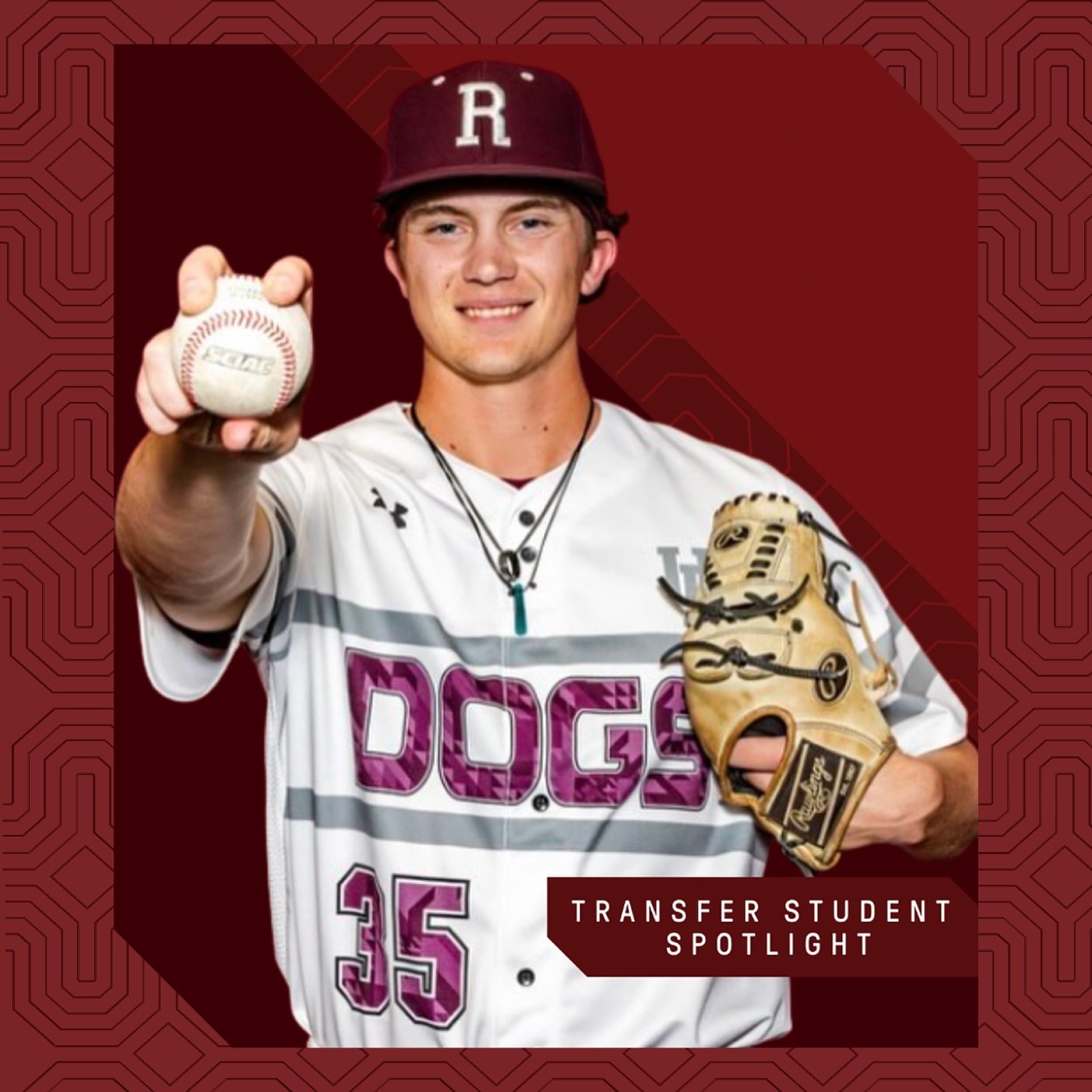 a man holding a baseball and glove