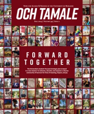 a cover of a magazine with many images