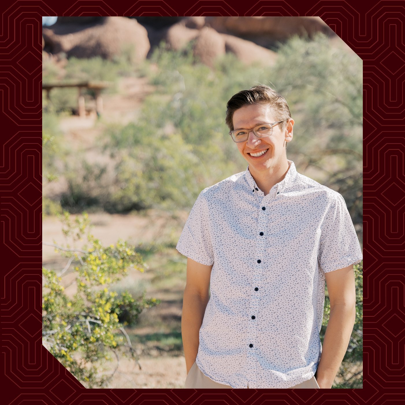 a man in a white shirt