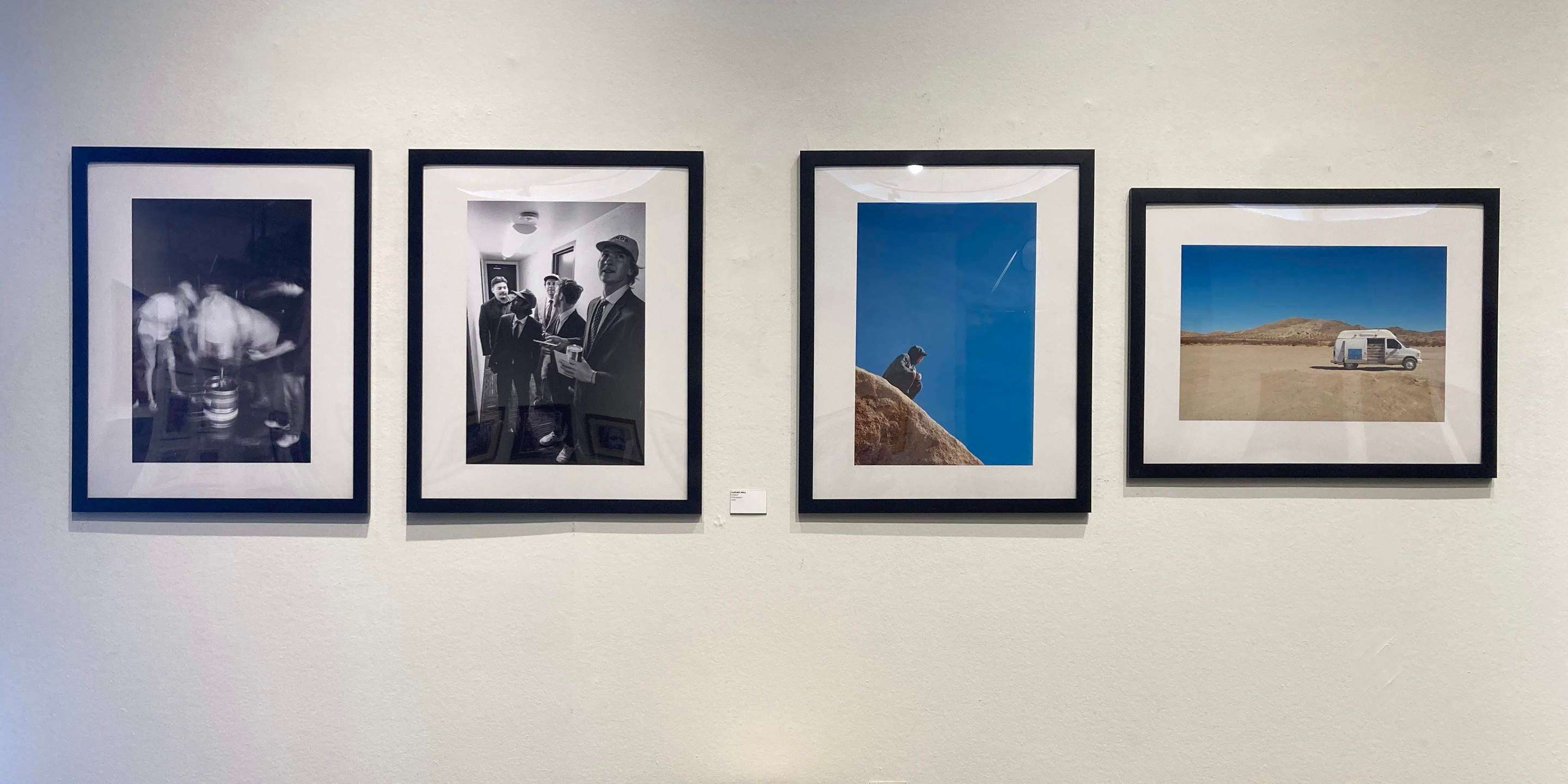 a group of pictures on a wall