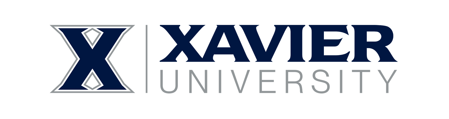 a blue and grey logo