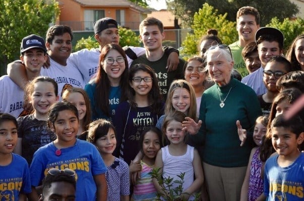a group of people posing for a photo