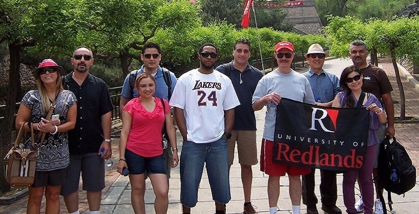 a group of people posing for a photo