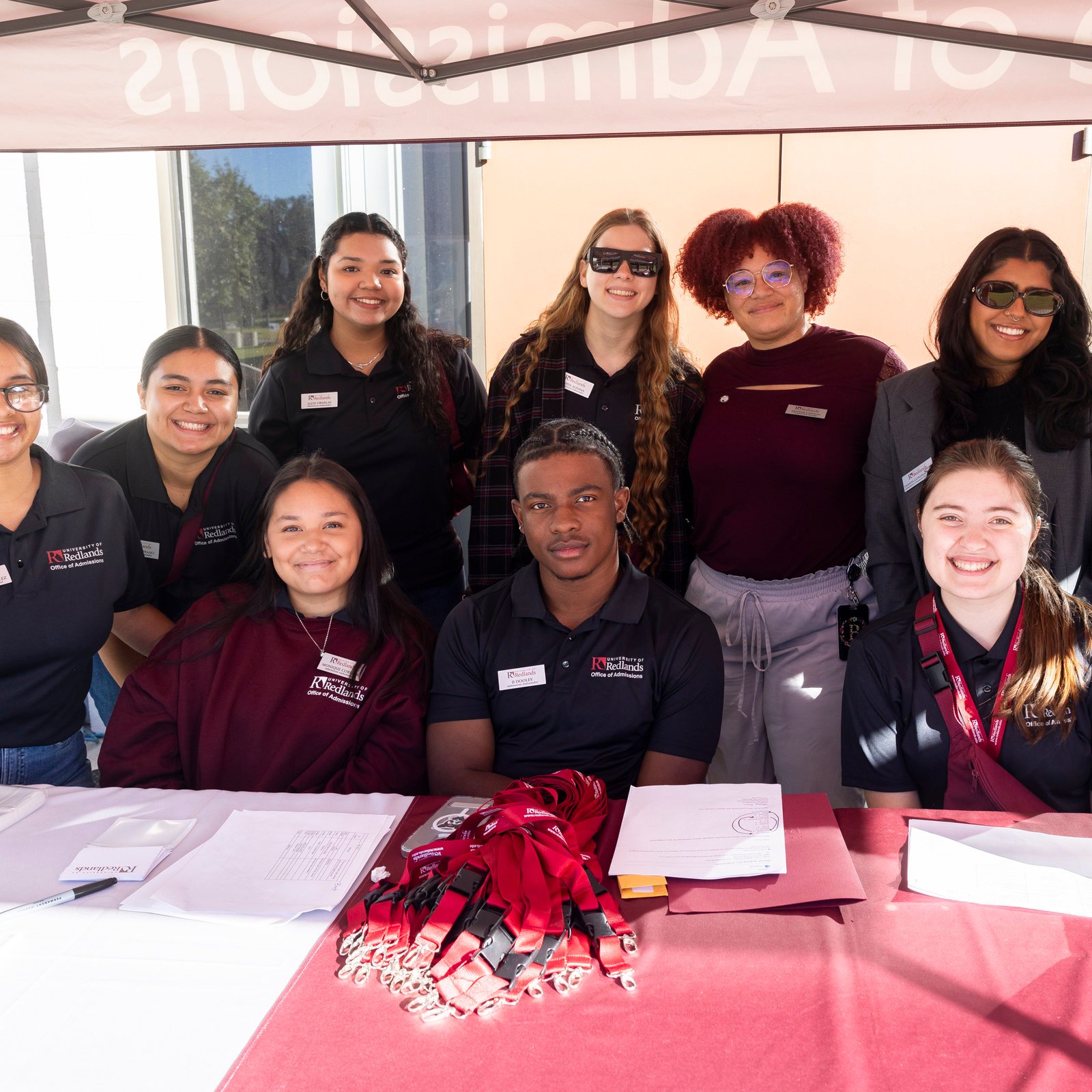 a group of people posing for a photo
