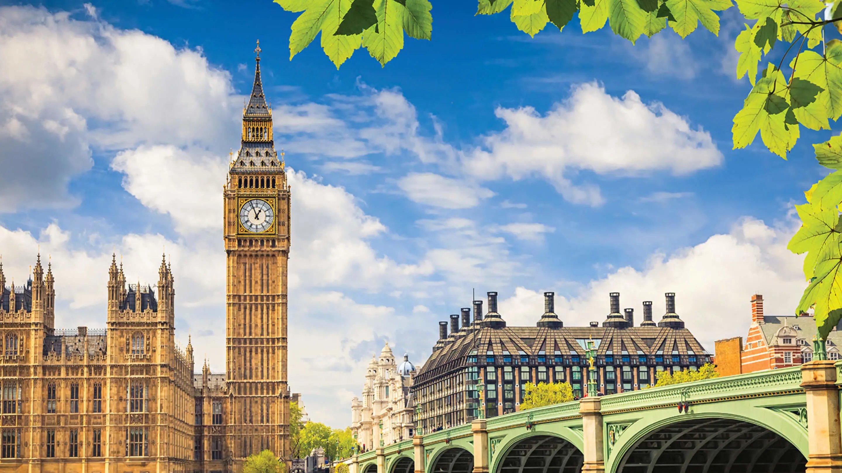 a clock tower in a city