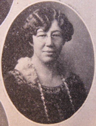 a close-up of a woman