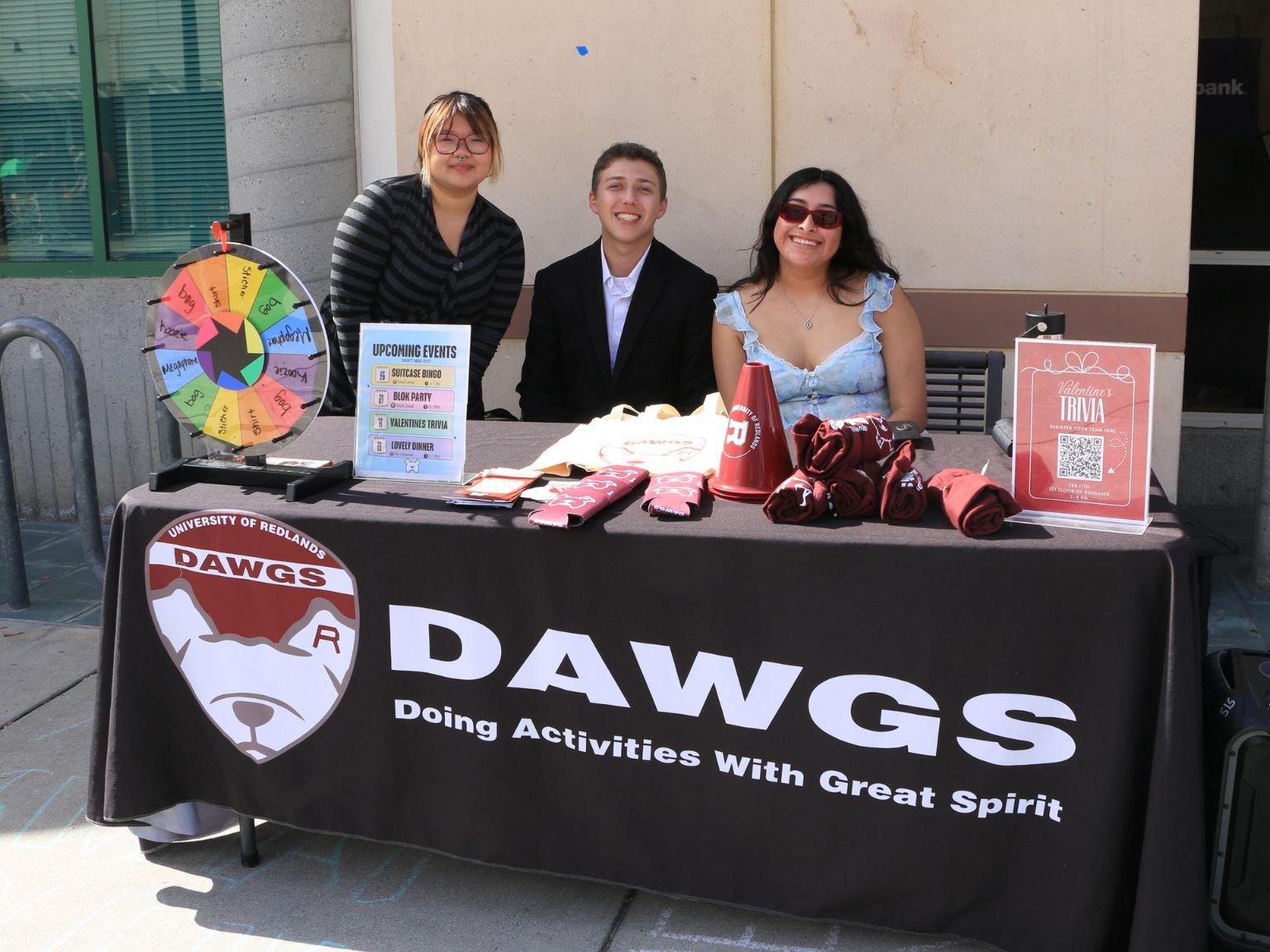a group of people sitting at a table