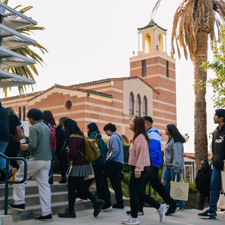 Woodbury campus building and admissions tour