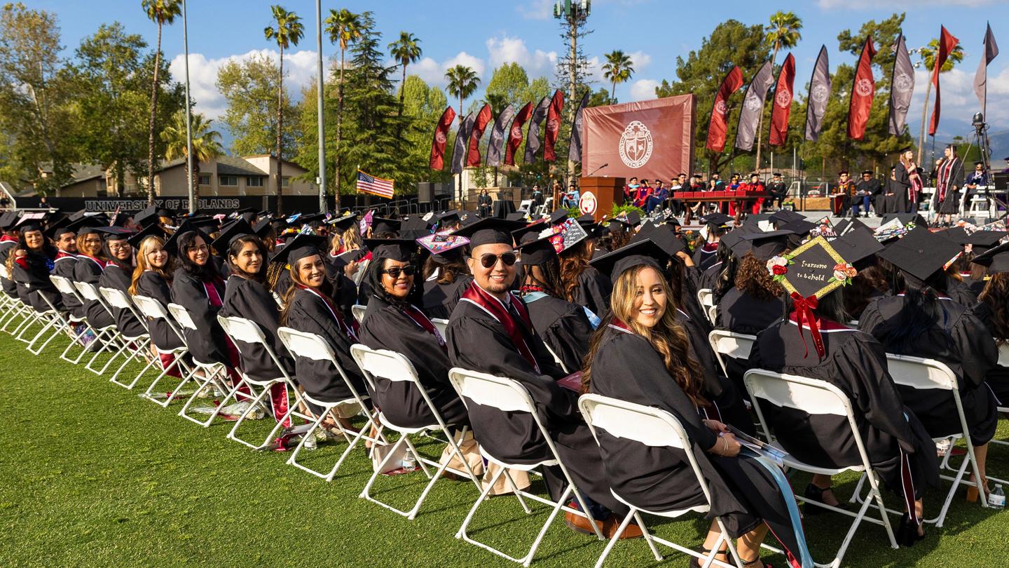 Media masthead - University of Redlands commencement ceremony event