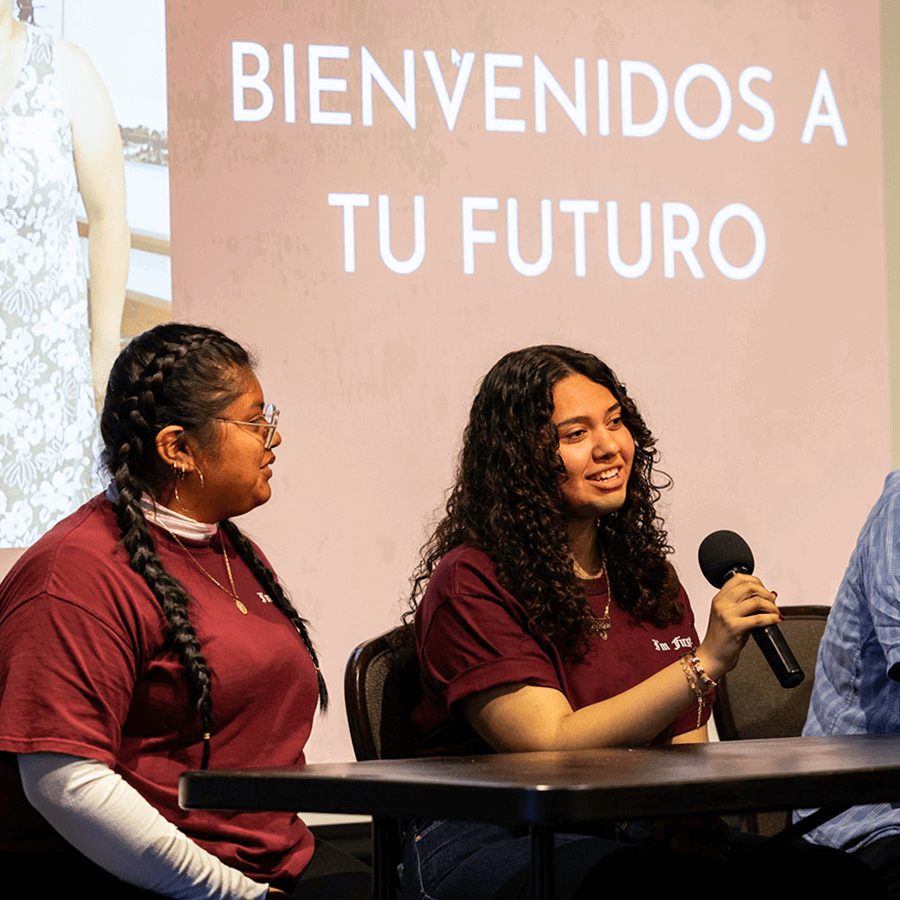 Image Carousel - Admitted student speaker panel