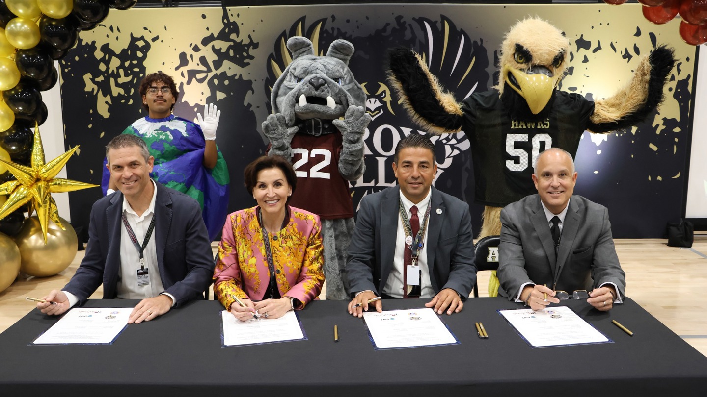 AV Esri signing ceremony 2025