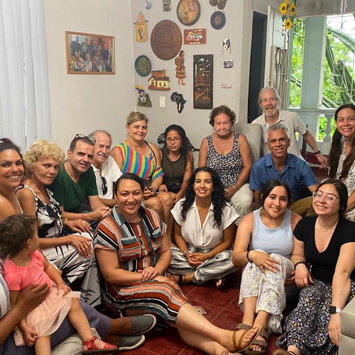 Group photo of School of Education students at a Study Away trip.