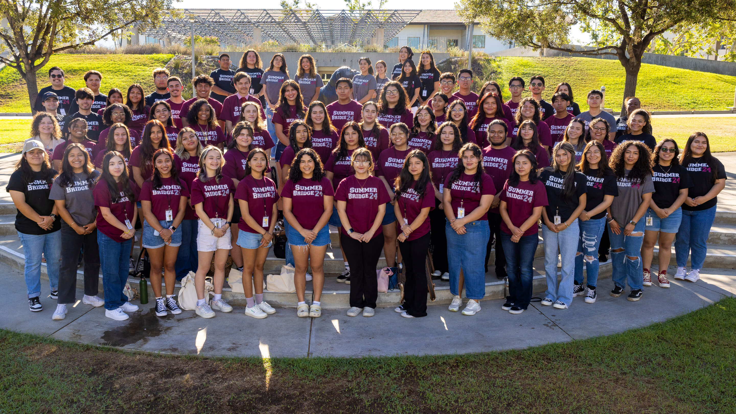 Summer Bridge 2024 group photo University of Redlands