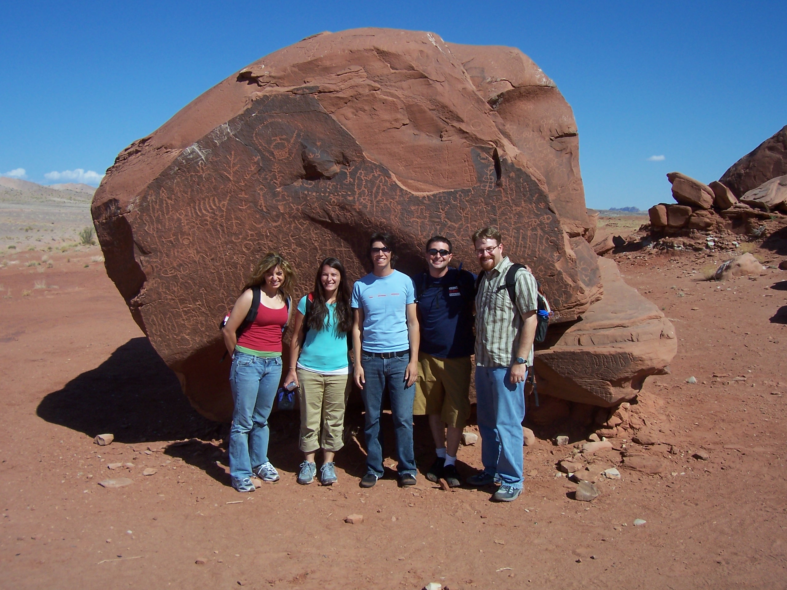 a group of people posing for a photo